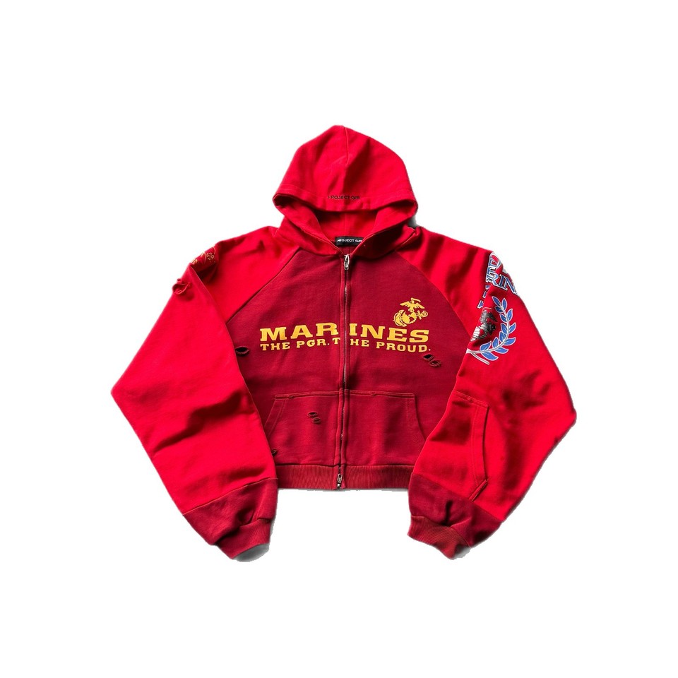 Grailz Project G/R High-Quality Patchwork Zipper Cardigan