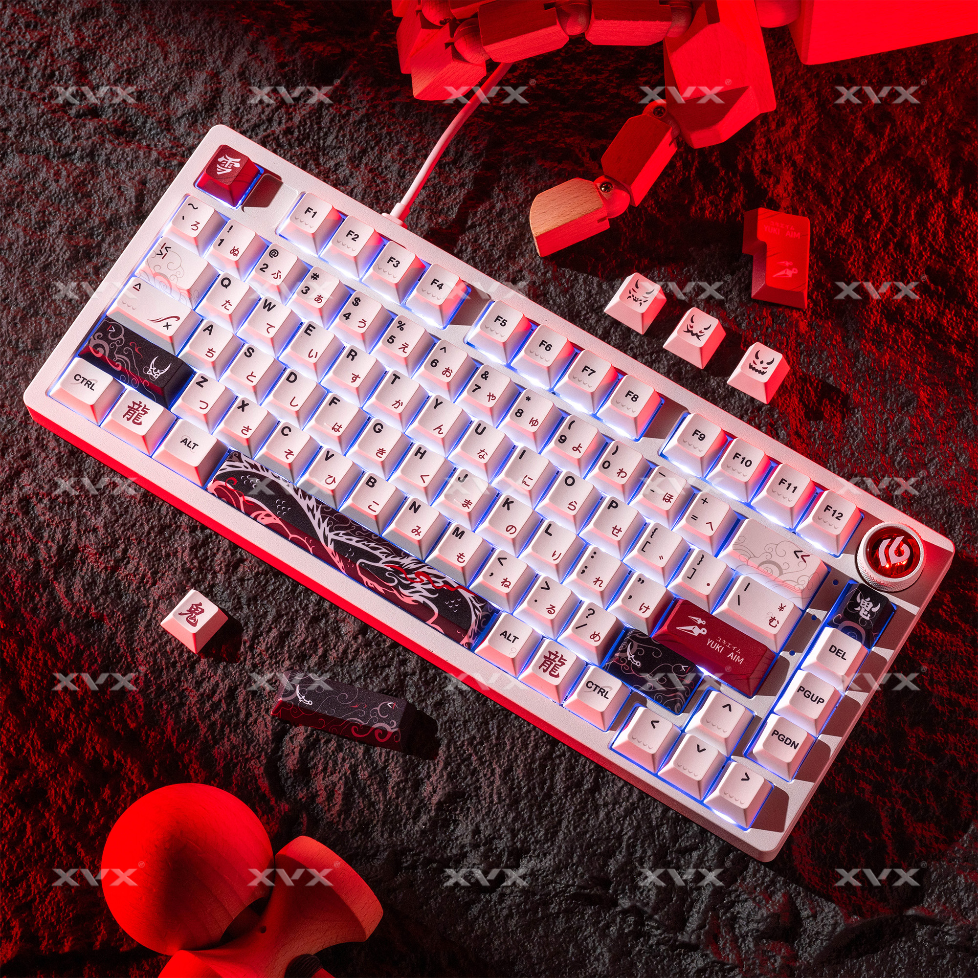 XVX Yuki Aim Keycaps for Keyboard with Japanese Layout Anime