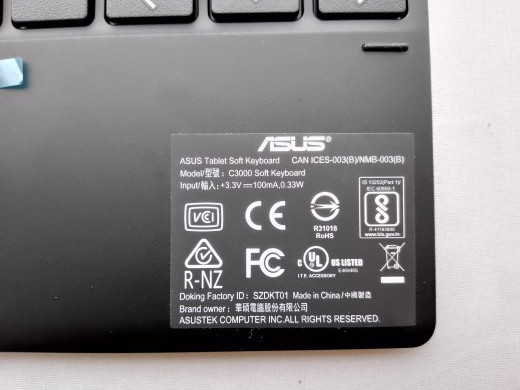 Asus Androidタブレット用磁気キーボード,ソフトキーボード,Chromebook