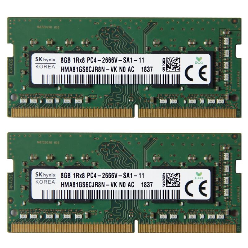 SK hynix DDR4 8GB 16GB 2666MHz RAM 1Rx8 PC4 - 2666V 1.2V Laptop