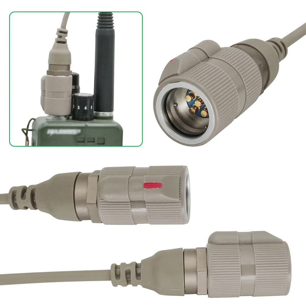 6ピンコネクタ、トランシーバー、ptt rac、an、prc 148、prc 152、u94