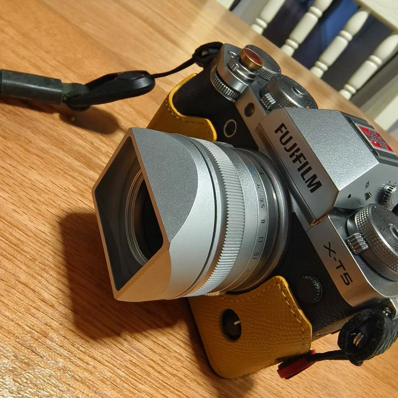 Aluminum Square Lens Hood fit for Fujifilm XF27mm F2.8 R WR
