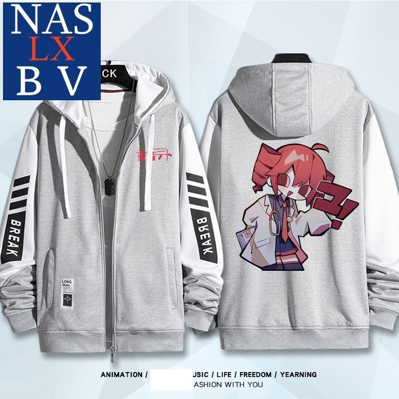 Anime Kasane Teto Jackets Autumn Winter Outerwear Fashion Hooded