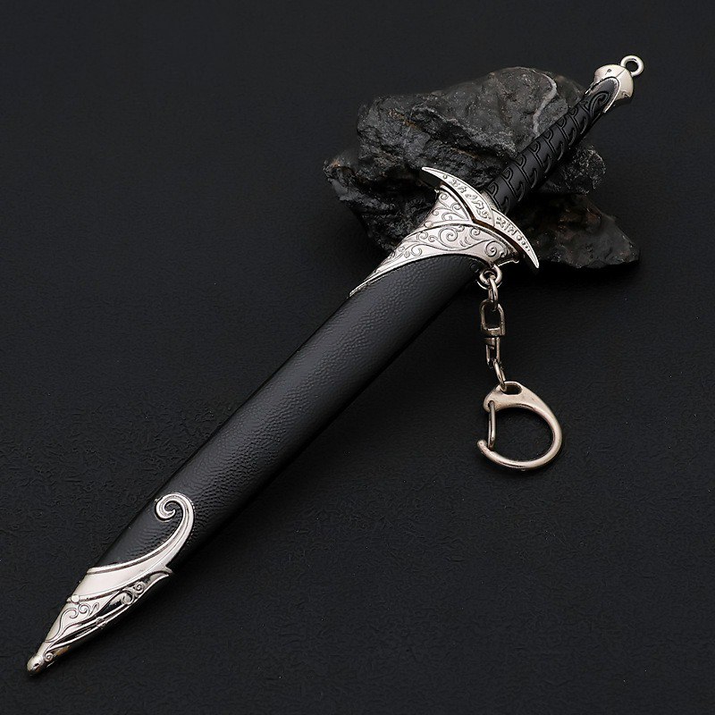 指輪物語 スティング短剣レプリカ - 18cm (7.08インチ) 亜鉛合金