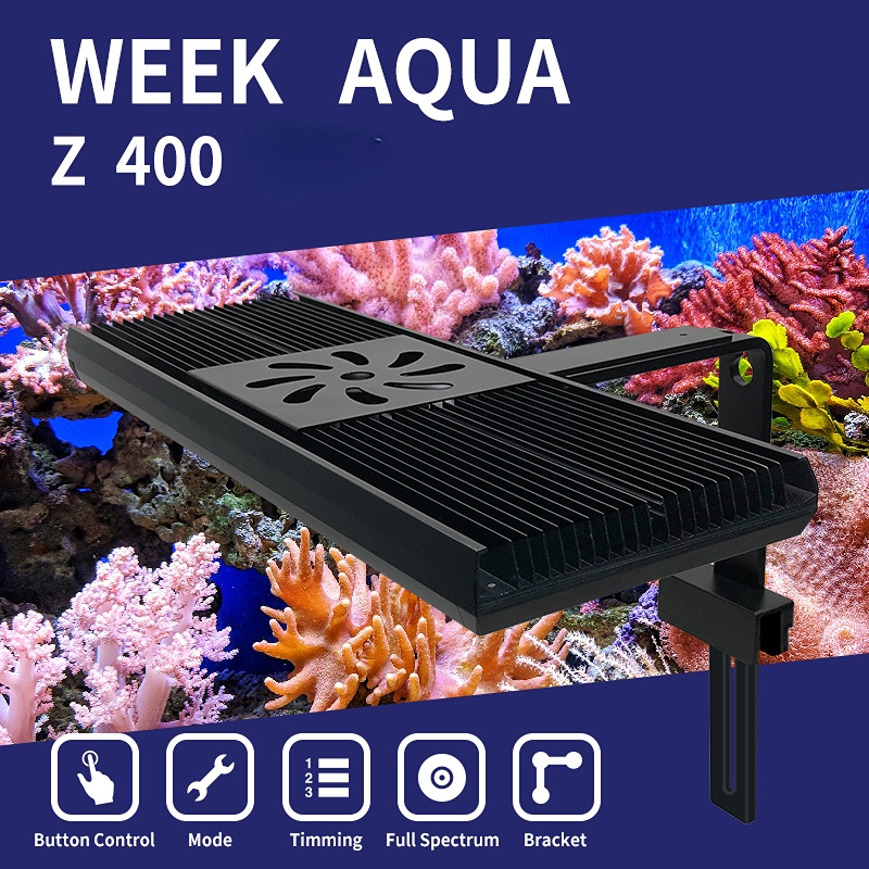 WEEK AQUA Z400 Planted Aquarium Light Full Spectrum LED APP