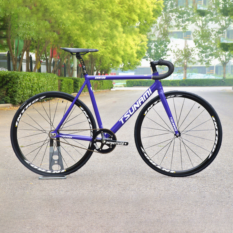 ピスト固定ギアバイク津波トラックシングルスピードレーシング自転車