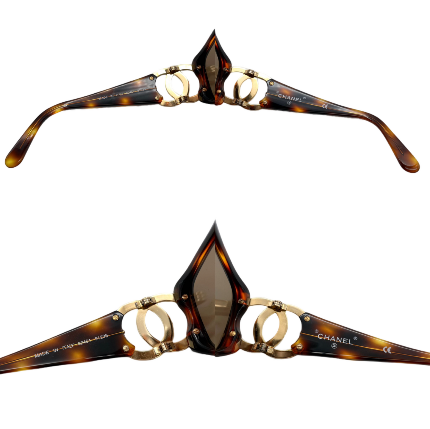 CHANEL Coco Mark Tortoiseshell-Style Sunglasses – Afar Vintage