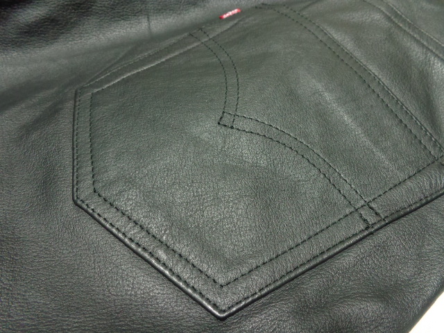 00'S Levis LOT53 5 POCKET LEATHER PANTS（リーバイス ロット53 5