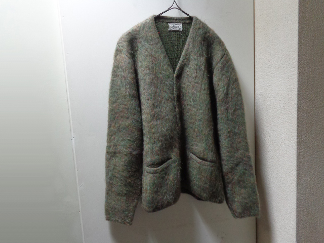 60'S Alps MOHAIR CARDIGAN WITH POCKET（アルプス ポケット付き 毛足