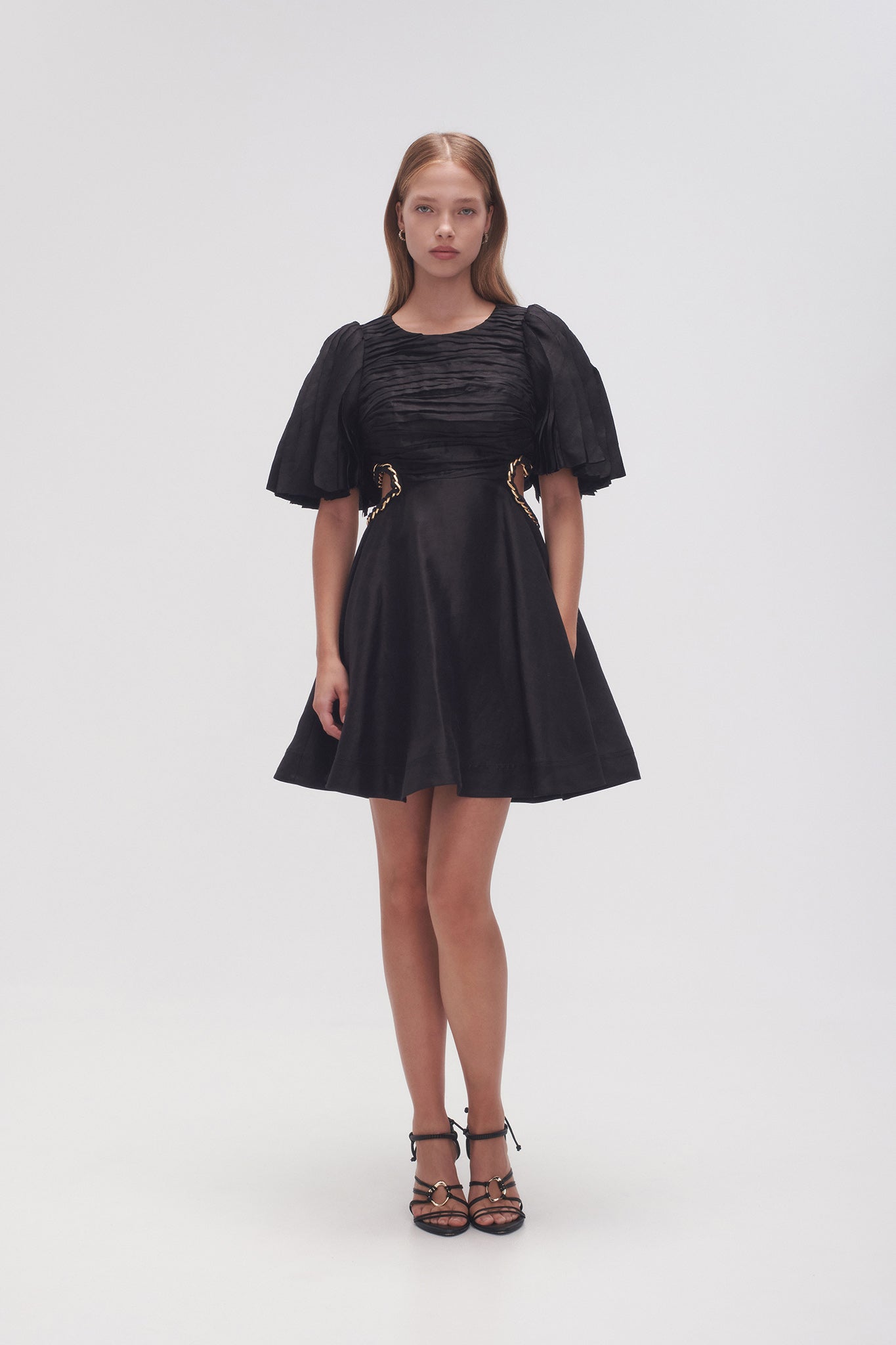 Monica Chain Link Mini Dress | Black | Aje – Aje ROW