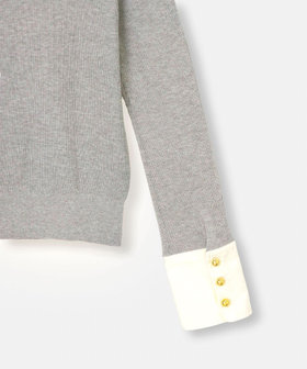 シャツカフスコンビプルオーバー|allureville OFFICIAL SITE / ONLINE
