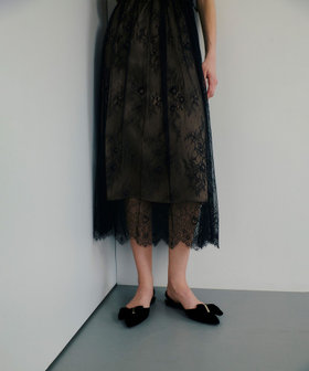 LOULOU WILLOUGHBY】レース切替ワンピース|allureville OFFICIAL SITE