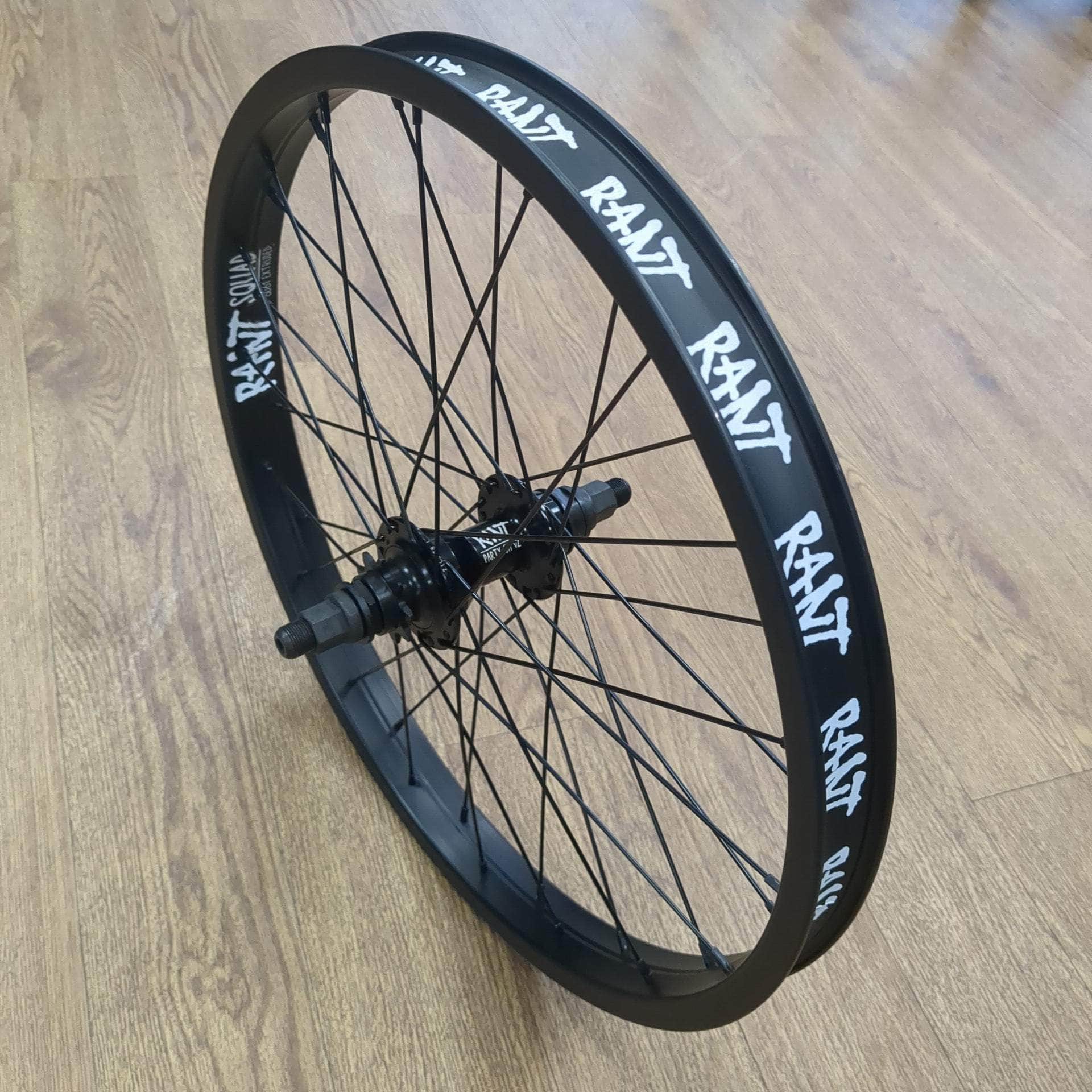 Rant Party On Cassette Rear BMX Wheel Black | Alans BMX