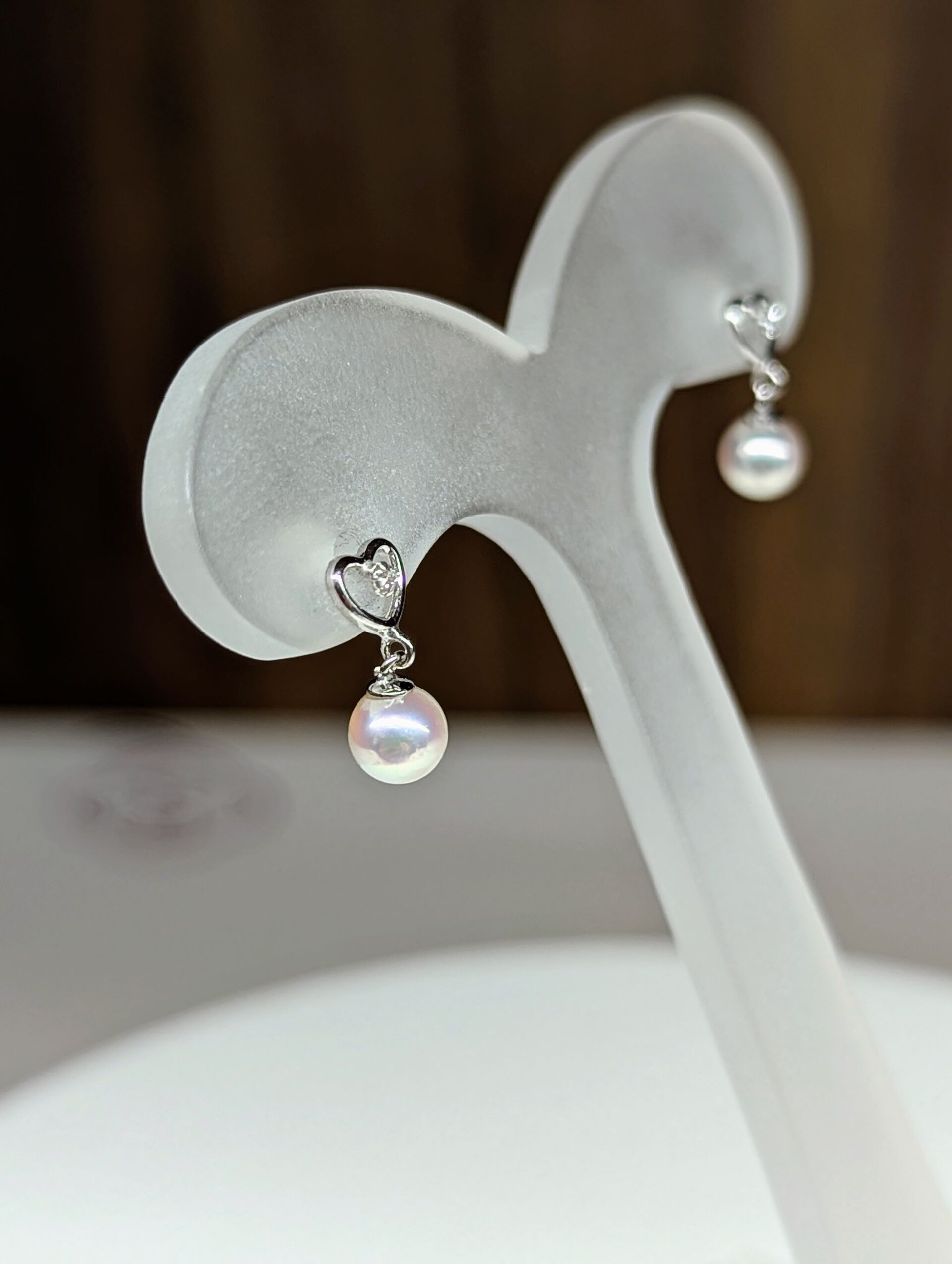 あこや真珠4ミリ14金ホワイトゴールドピアス | 商品紹介 | 三重県伊勢