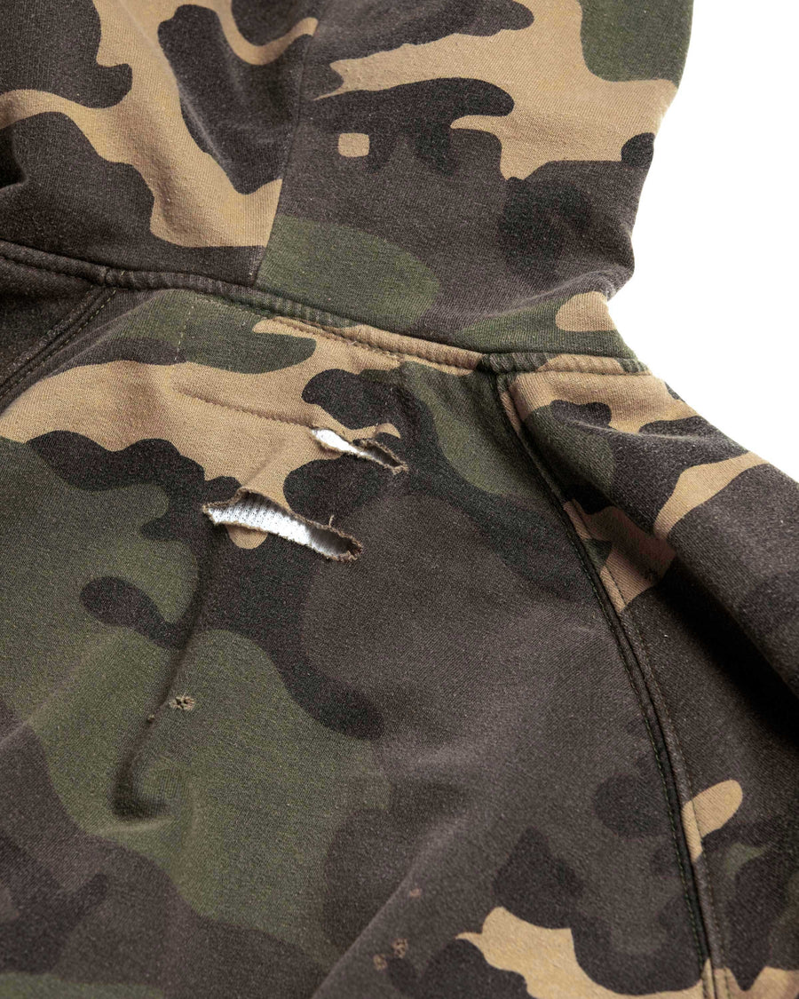 AN371 HARD DAMAGED INNER WAFFLE SWEAT PARKA WOODLAND – ANACHRONORM