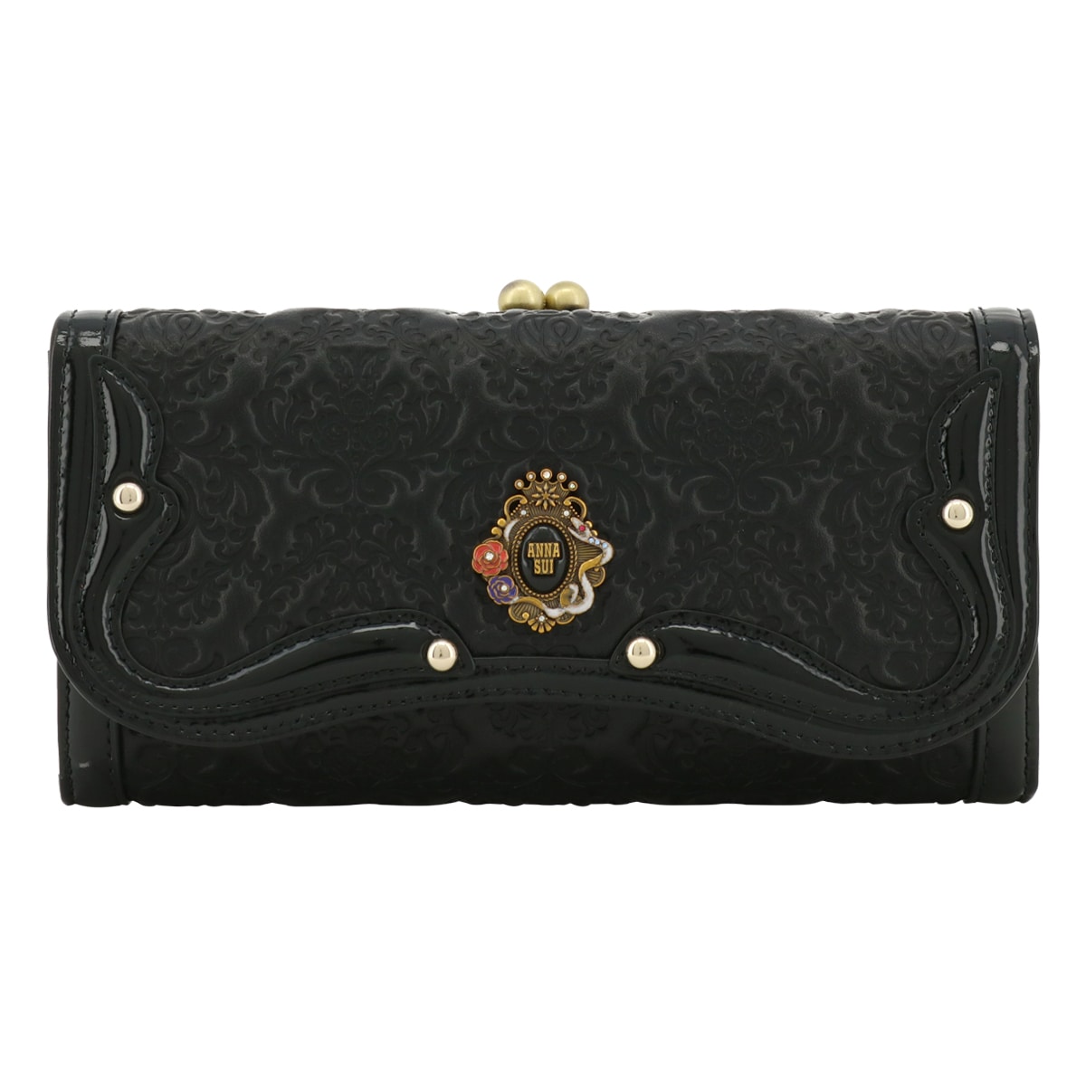 ANNA SUI アナスイ 長財布 がま口 本革 レディース セルパン 316110