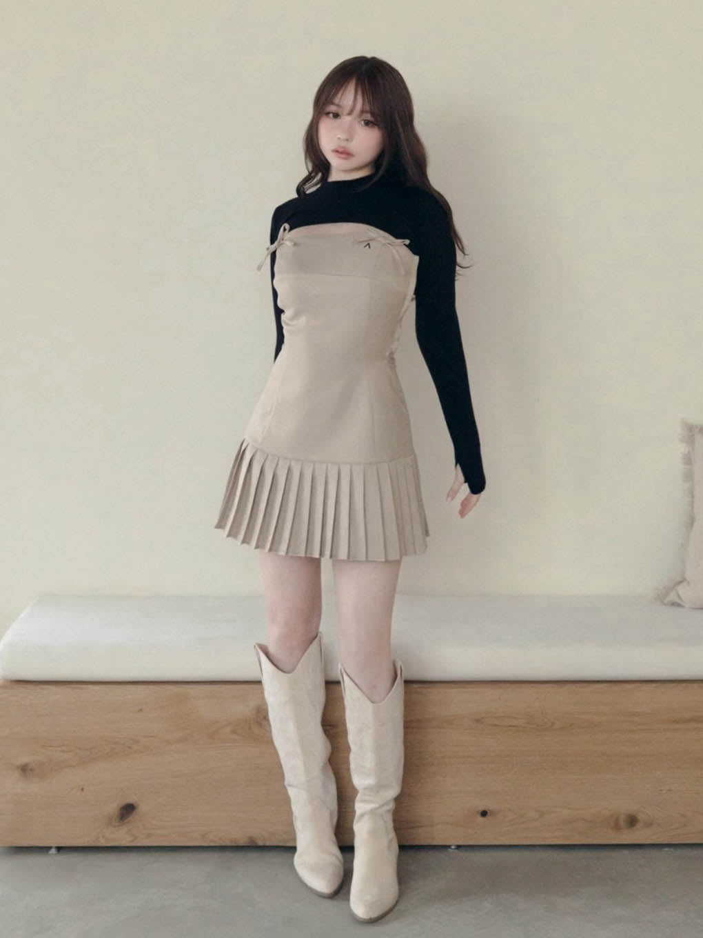 Andmary Karen knit set mini dress 未使用 値下げ中ANDMARY Karen