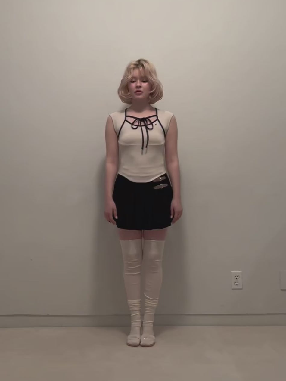 Emma ribbon tops