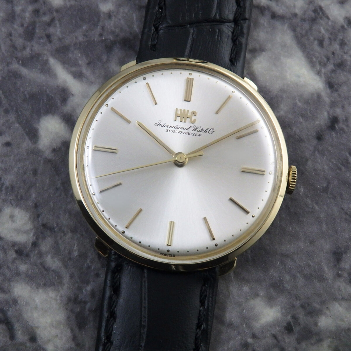 IWC オールドインター 18KYG 18金無垢 アンティーク 1969年