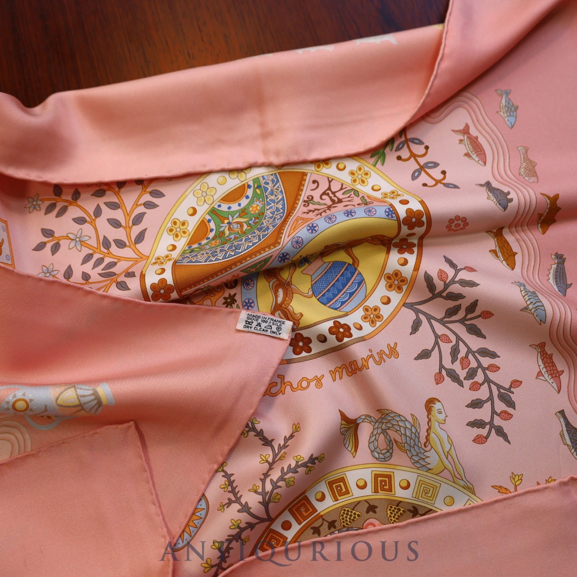 エルメス スカーフ カレ90 地中海の港町 SILK100% | 東京銀座の