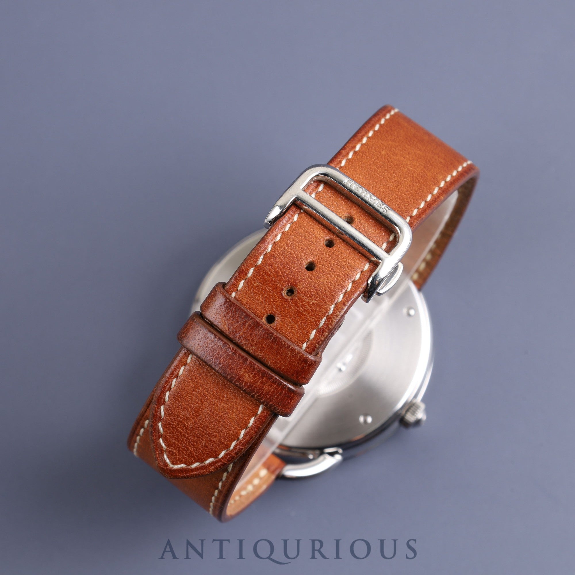 Hermes Arceau AR4.810 Automatic SS Genuine leather strap Genuine