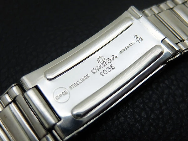 BR-1963| オメガ 18mm幅 3連エクステンション キャタピラブレスレット
