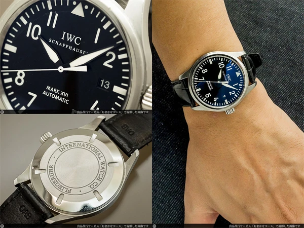 IP-2163| IWC マーク16 オートマチック 精悍なメンズモデル ブラック