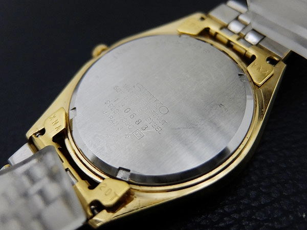 JA-2677| セイコー キングクォーツ 9923-7020 SGP/SS ゴールドダイヤル