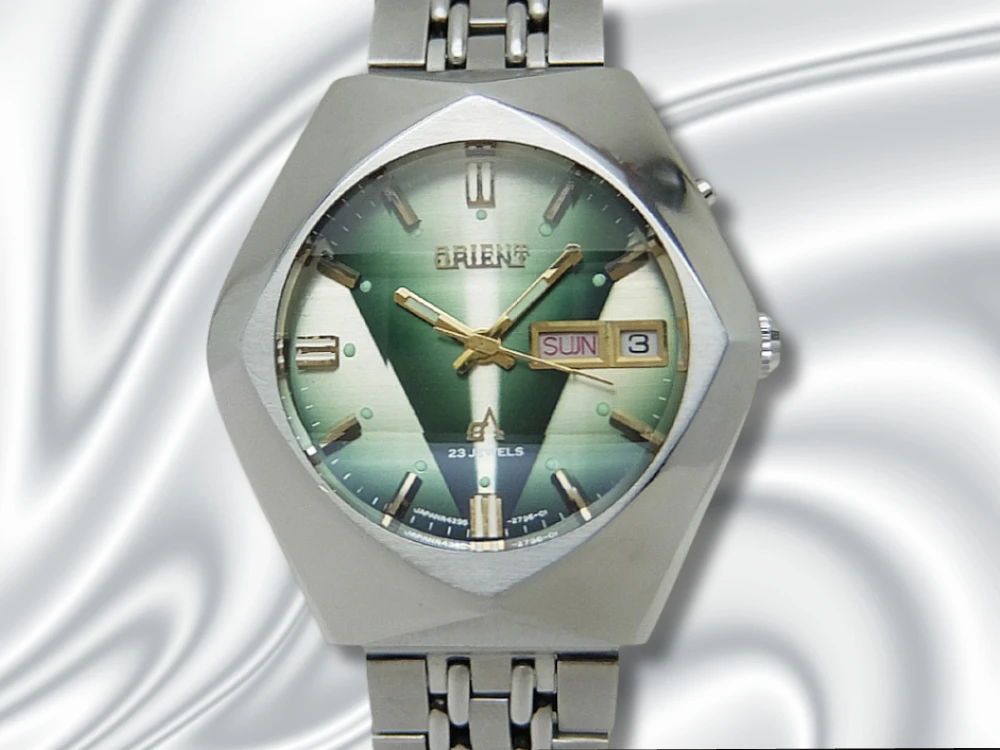 JA-3461| オリエント クロノエース 23石 Ref.TE429-27960 SS 変わり