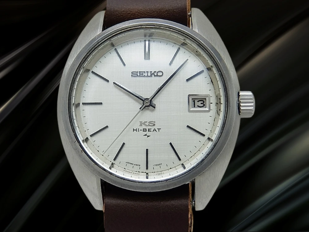JA-3465| キングセイコー ハイビート 25石 4502-7010 SS リネン