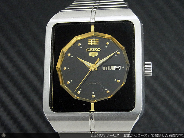 JA-0605| セイコー ファイブ 4206-5700 ブラックダイヤル ドレス