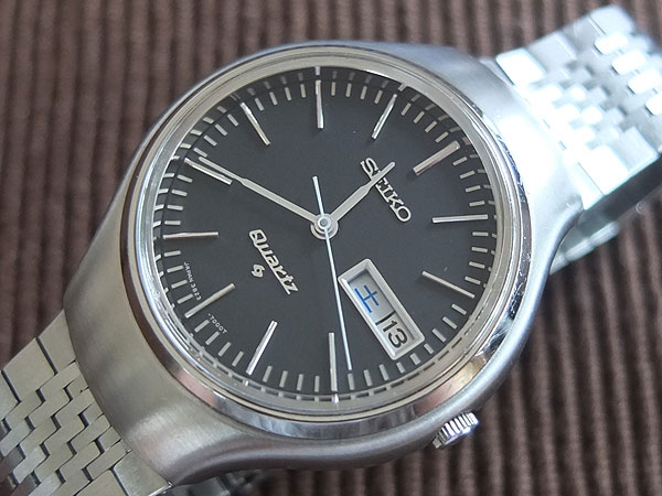 JA-2299| セイコー SEIKO v.f.a. 最初期モデル 3823-7000 ブルー文字盤