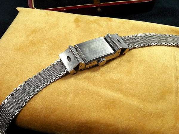IWC 希少 プラチナ無垢 アンティーク レディース 手巻時計
