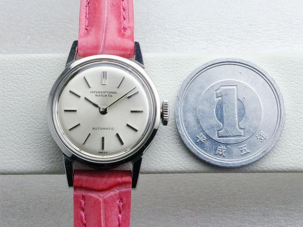 IWC レディース ミニペラトン 自動巻き Cal.44 IWC製尾錠付き 新品革
