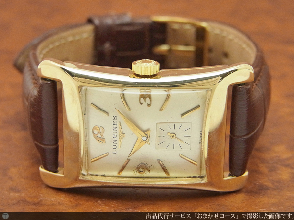 ロンジン 翼の砂時計 14金 ピンバッジ longines K14 ロンジン 14KYG 角