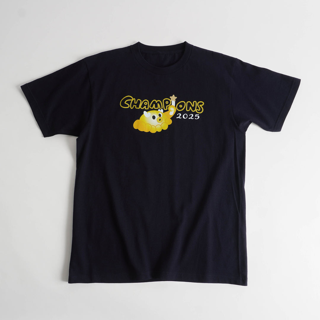 25J1リーグ優勝記念Tシャツ（黄金のしかたこChampions）全2色【予約