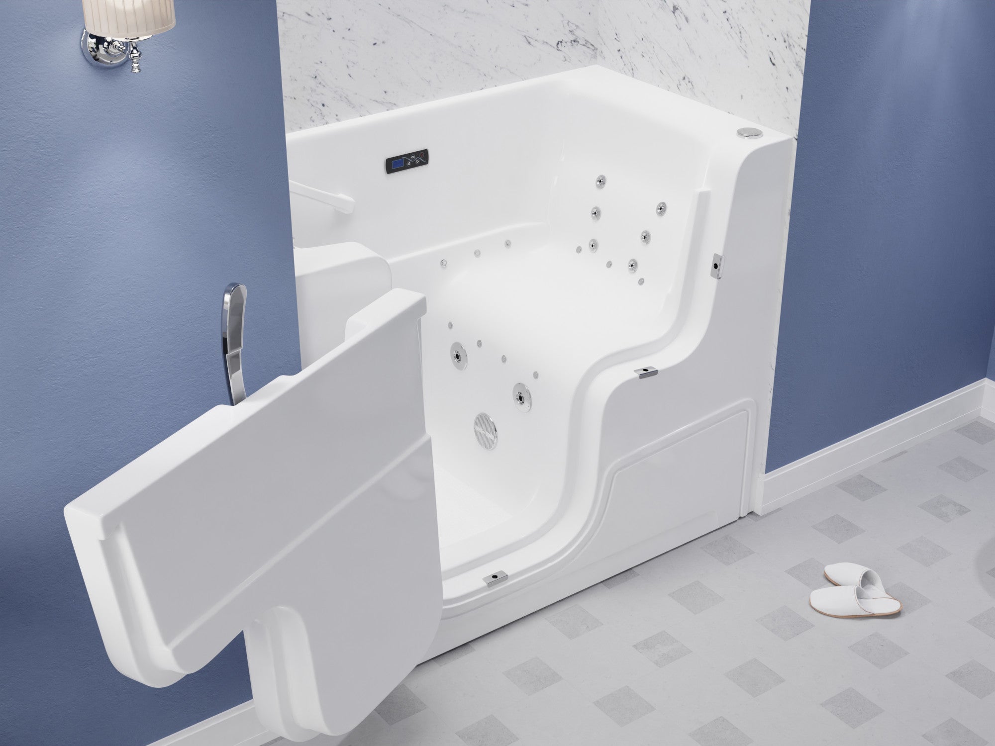 2953WC-PRX - ANZZI ANZZI Wheelchair Accessible Therapeutic Tub