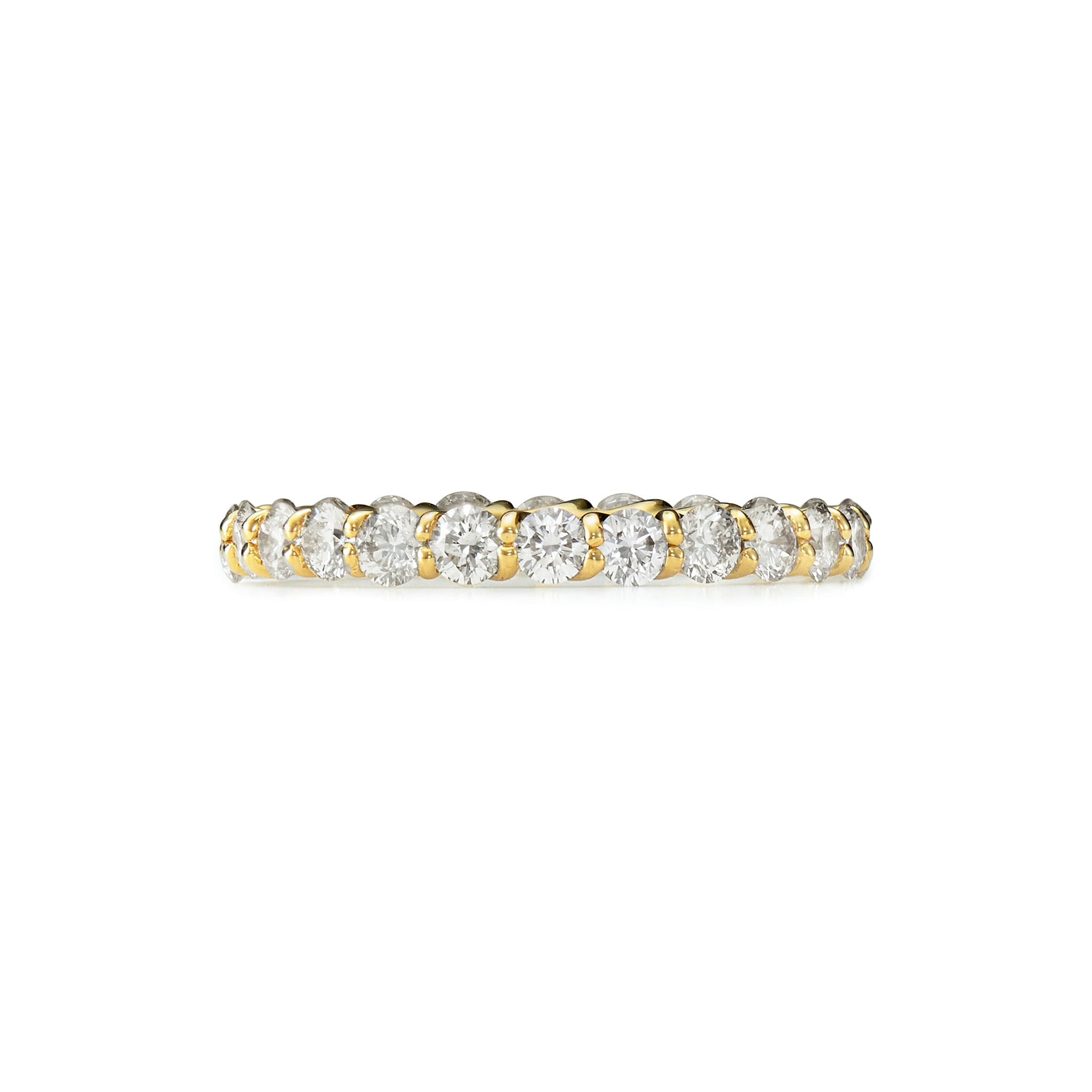 フルエタニティ リング ダイヤモンド 計1.50ct K18YG イエローゴールド