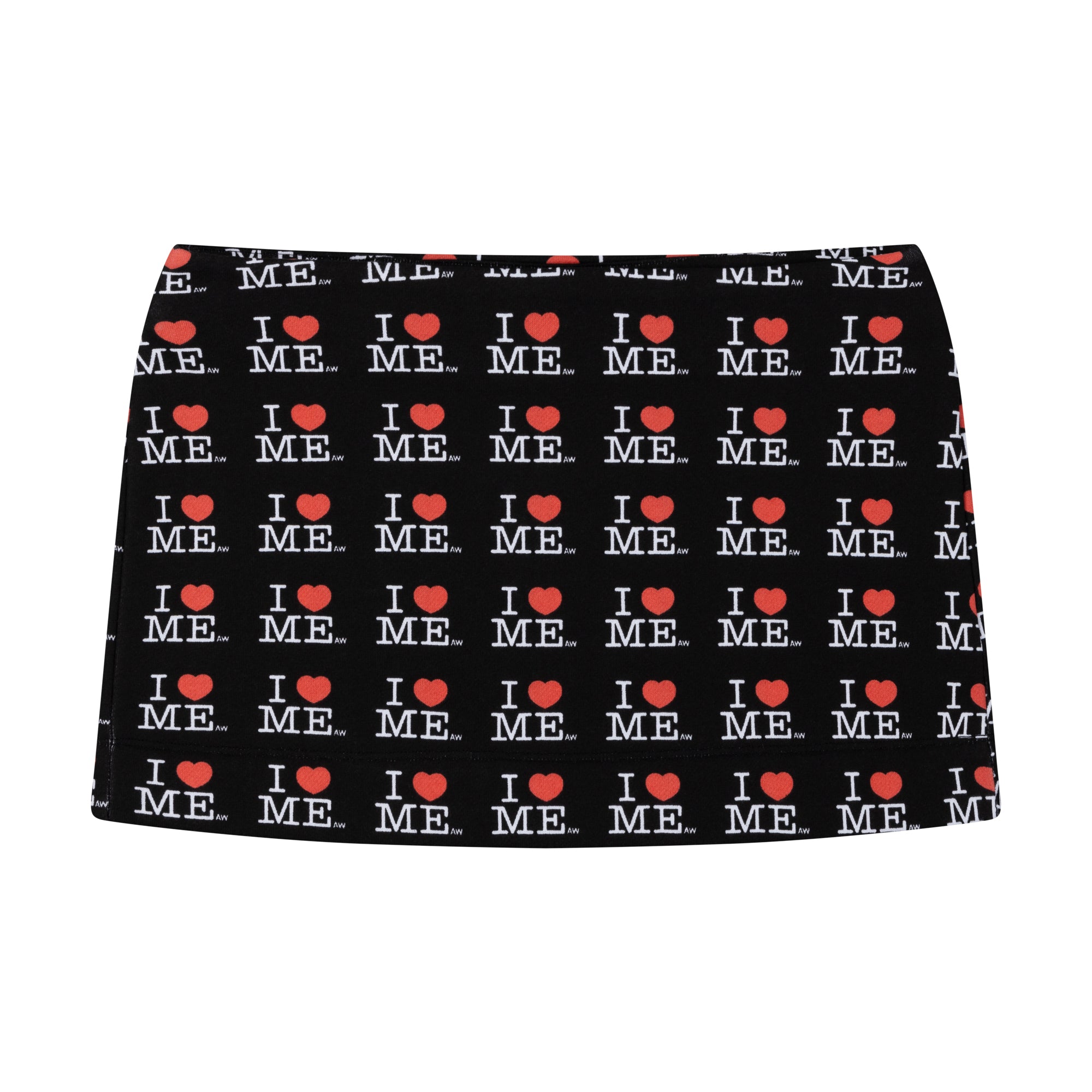 BLACK I HEART ME MINI SKIRT – Ashley Williams