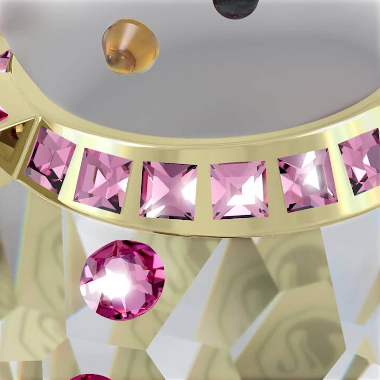 Holiday Cheers dulcis Snowman, Pink | Swarovski