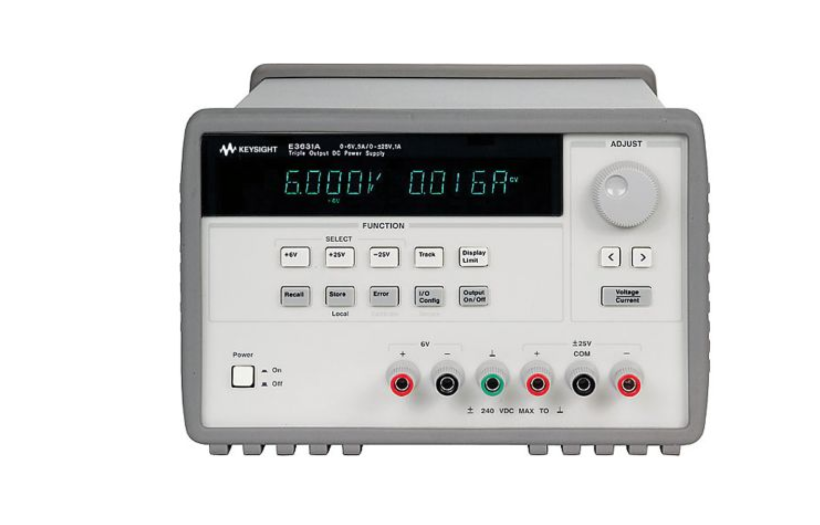 Keysight Technologies (formerly Agilent) E3631A | 6V 5A 25V 1A