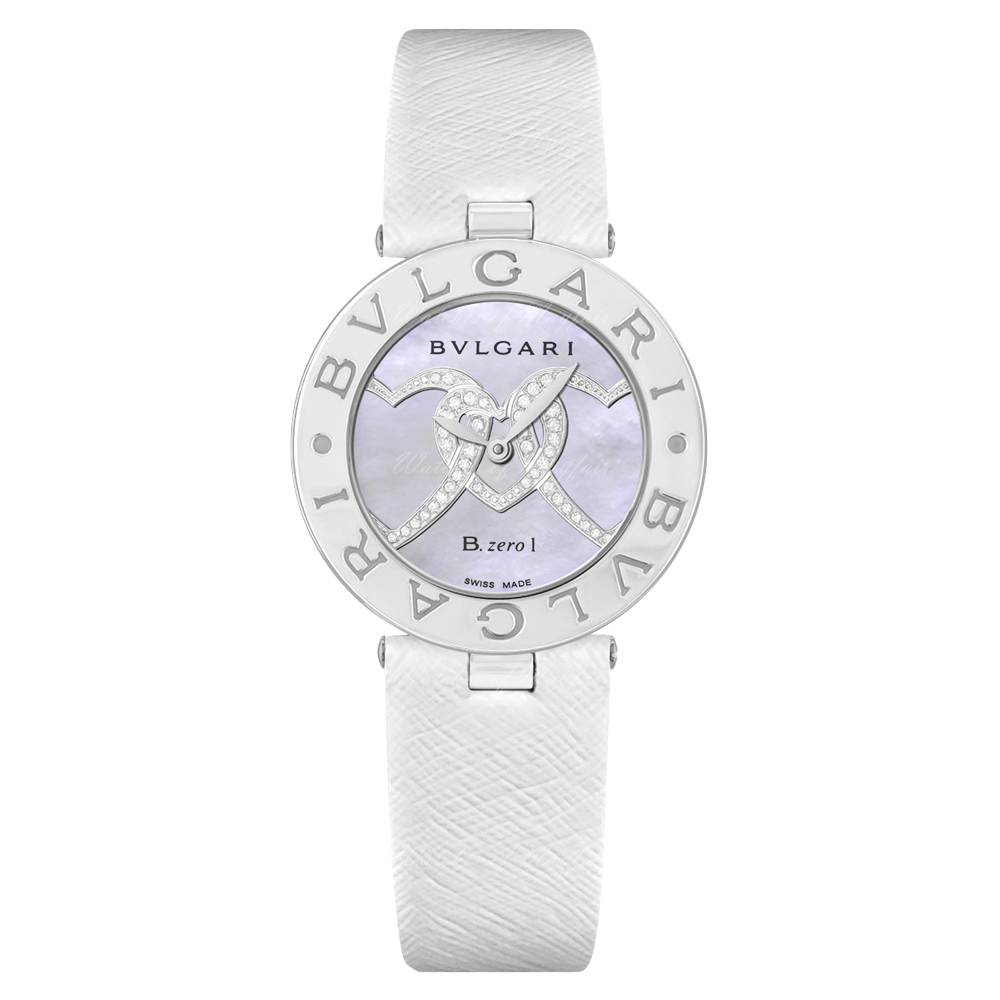 Bulgari B.Zero1 White Dial, Ceramic Stainless Steel, 23.0 mm