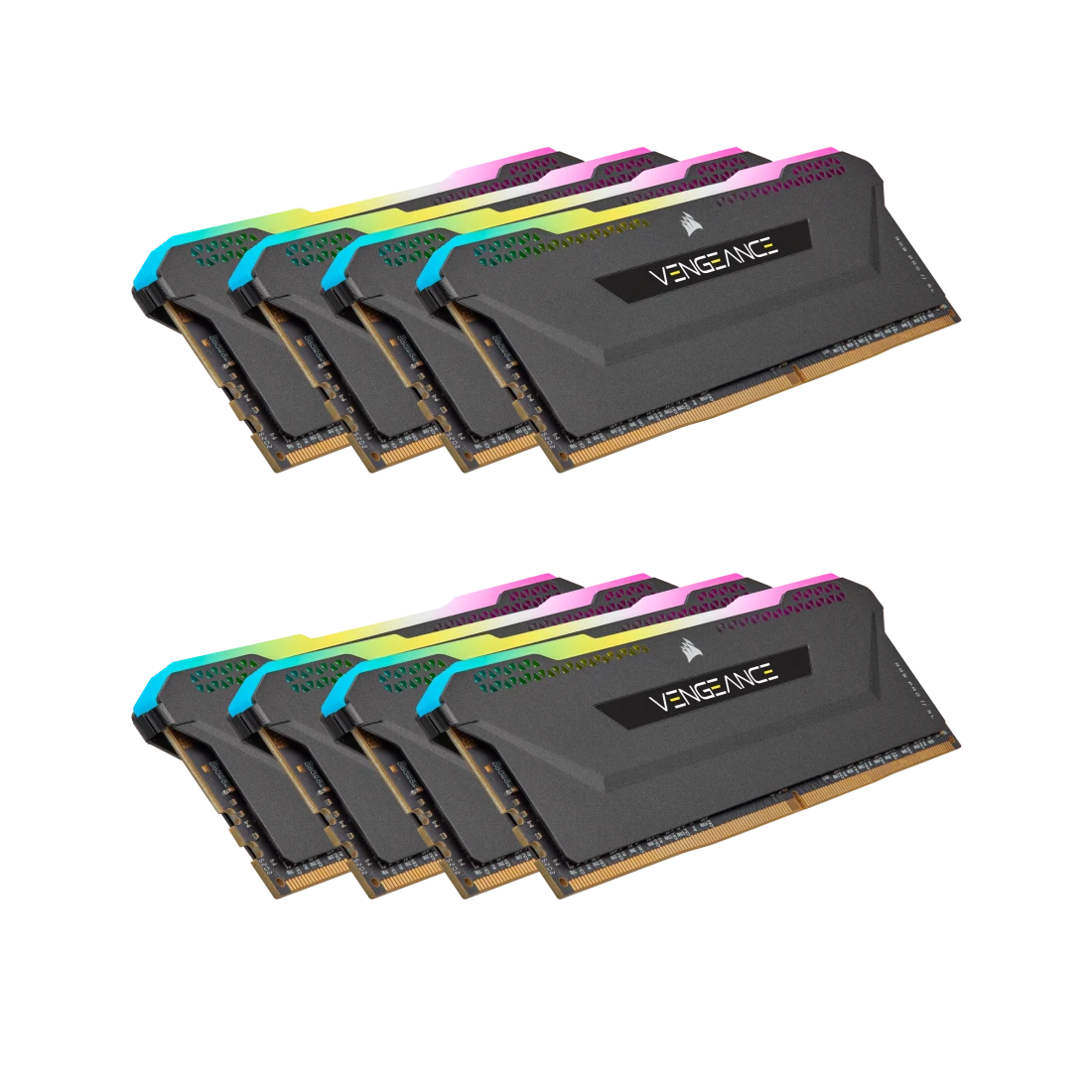 VENGEANCE RGB PRO SL 256GB (8 x 32GB) DDR4 DRAM 3200MHz C16 Memory