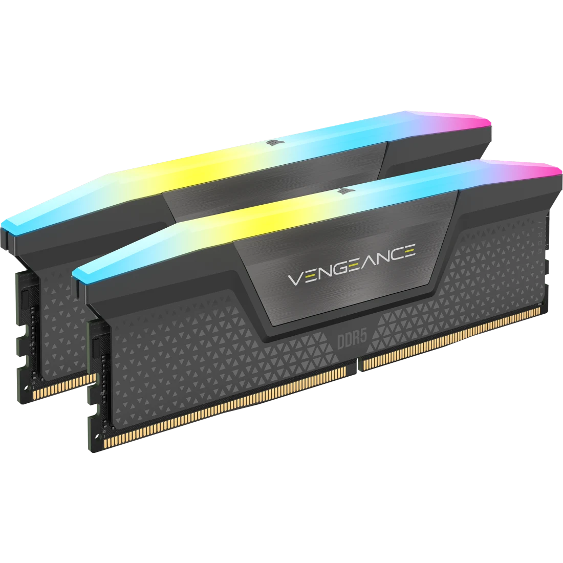 VENGEANCE RGB 32GB (2x16GB) DDR5 DRAM 5600MT/S CL40 Memory Kit — GREY