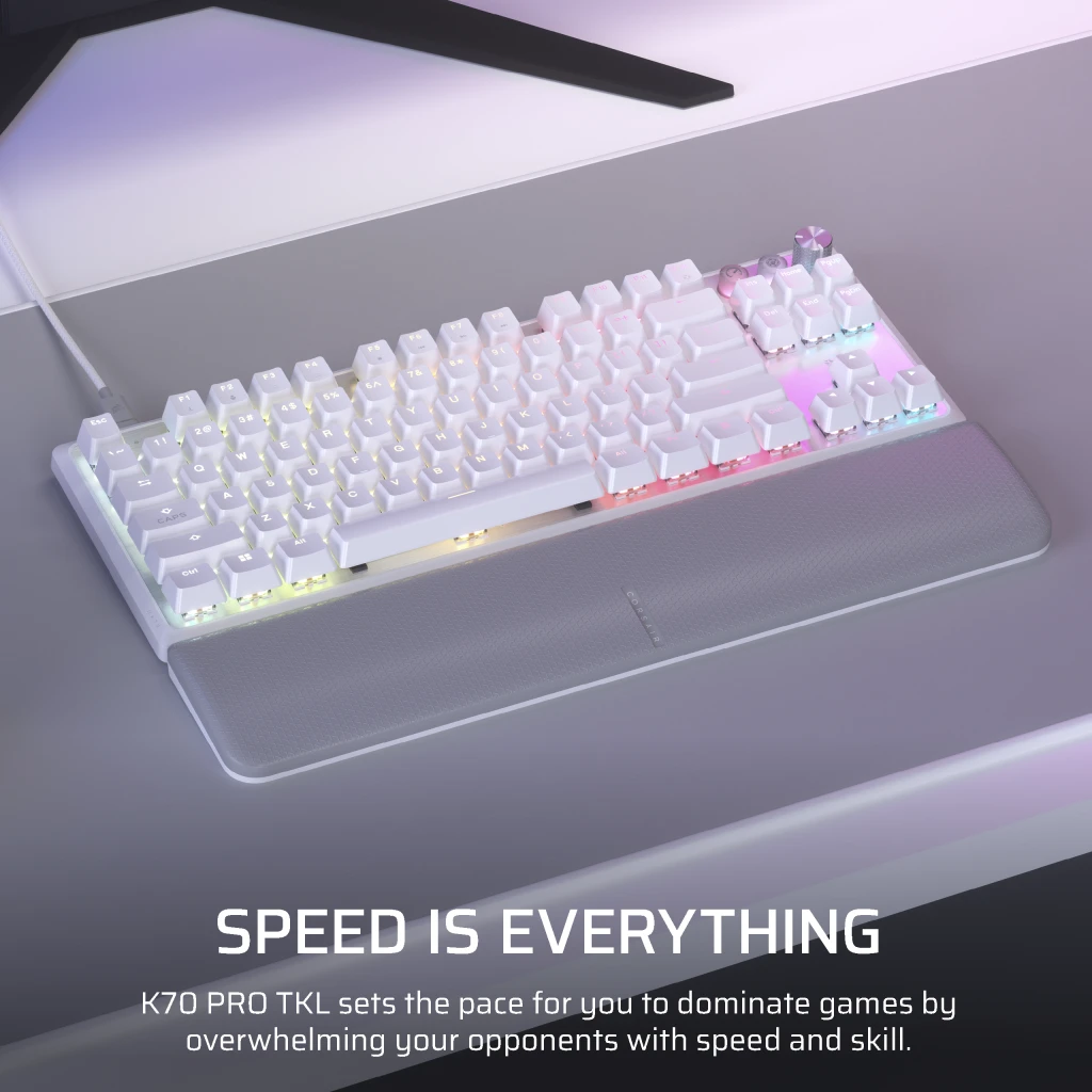 K70 PRO TKL High-Performance Hall Effect Programmable Gaming