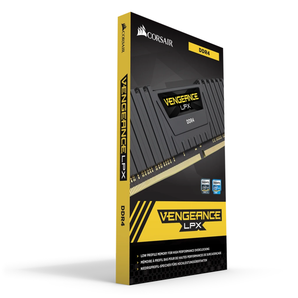 VENGEANCE® LPX 16GB (2 x 8GB) DDR4 DRAM 2666MHz C16 Memory Kit - Black
