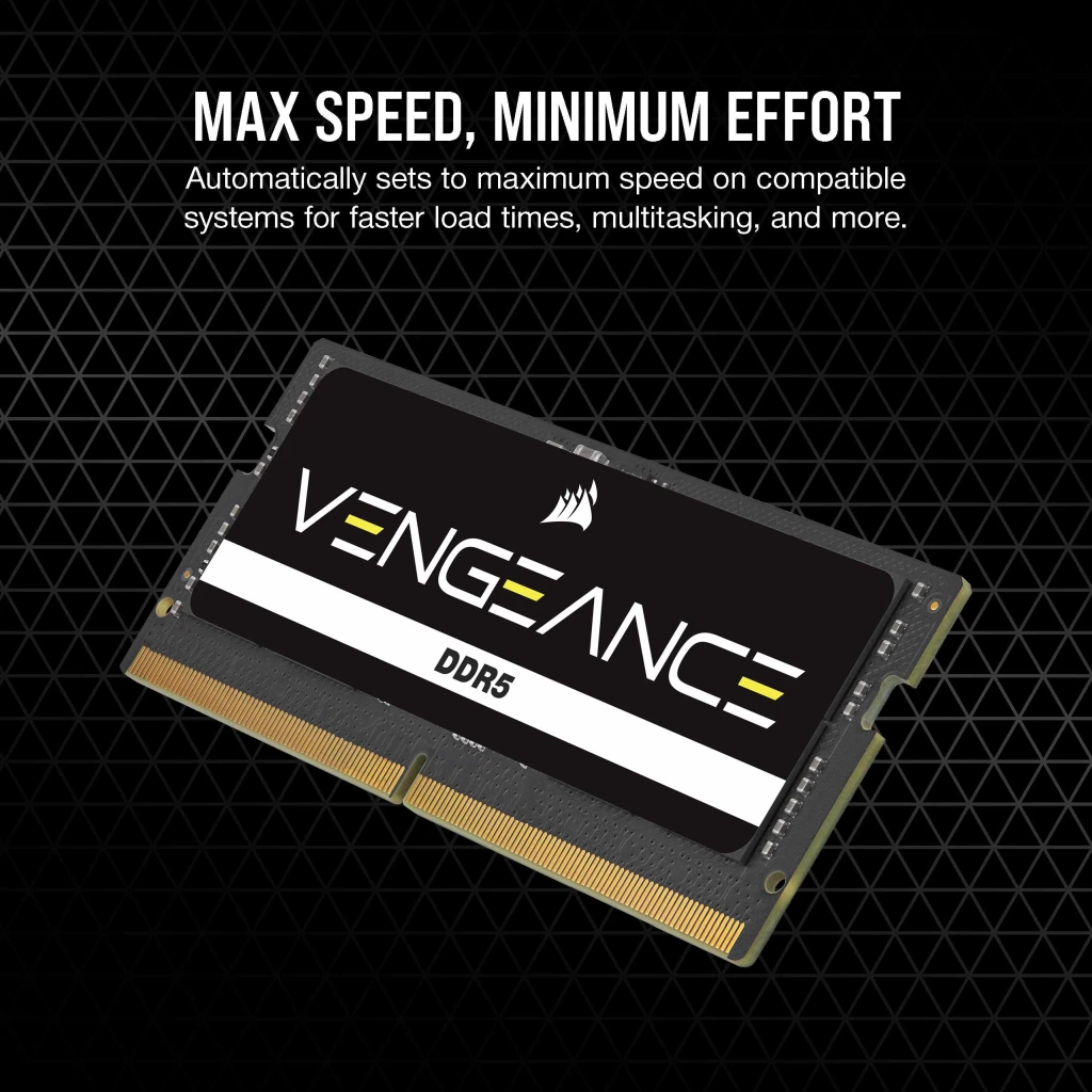 VENGEANCE DDR5 SODIMM 64GB (2x32GB) DDR5 4800 (PC5-38400) C40 1.1V