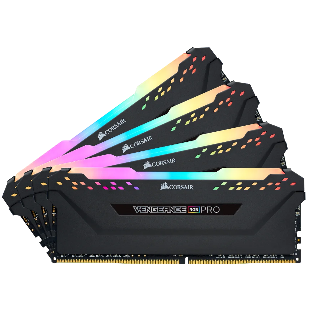 VENGEANCE® RGB PRO 32GB (4 x 8GB) DDR4 DRAM 3600MHz C18 Memory Kit