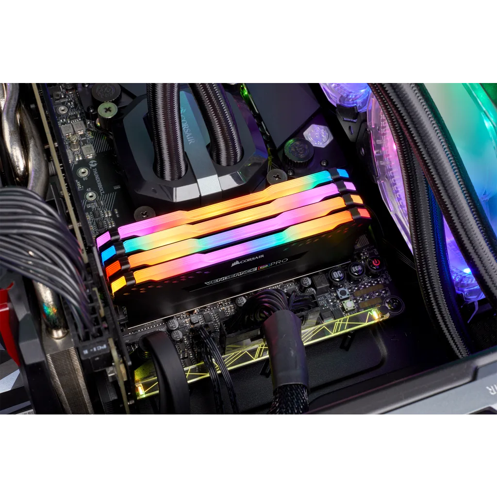 VENGEANCE® RGB PRO 32GB (4 x 8GB) DDR4 DRAM 3600MHz C18 Memory Kit