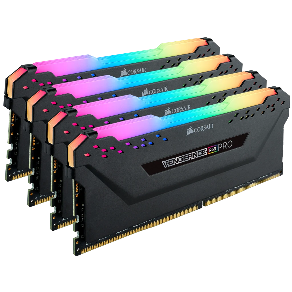 VENGEANCE® RGB PRO 32GB (4 x 8GB) DDR4 DRAM 3733MHz C16 Memory Kit
